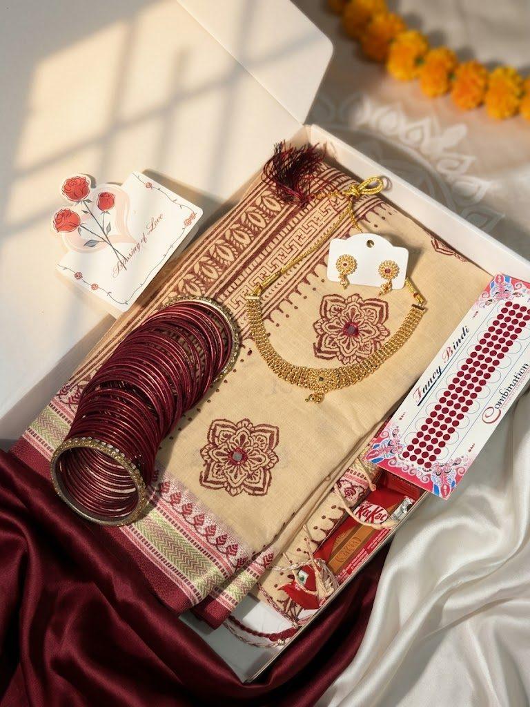 Aarong Cotton Premium Golden Combo