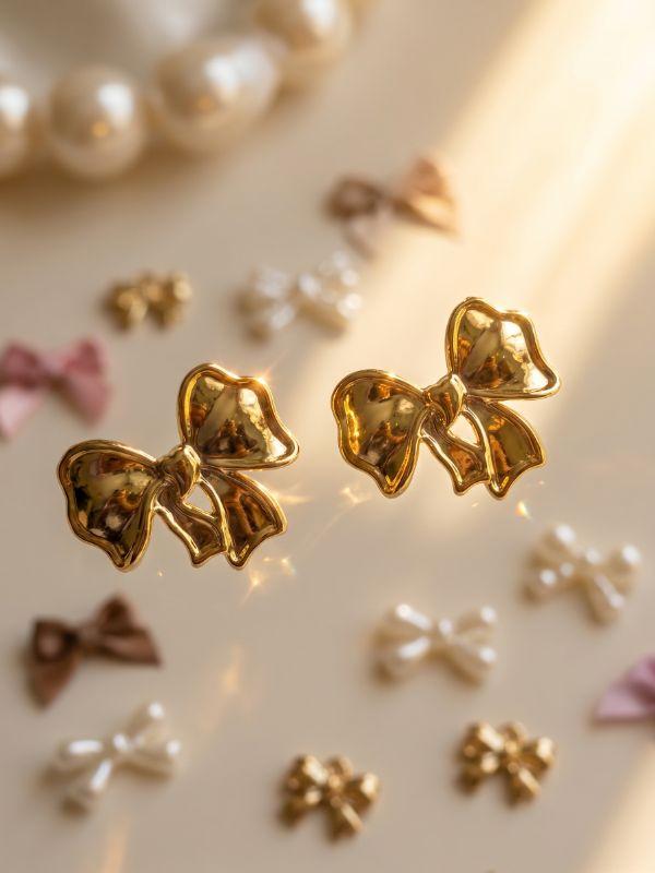 Bow earrings